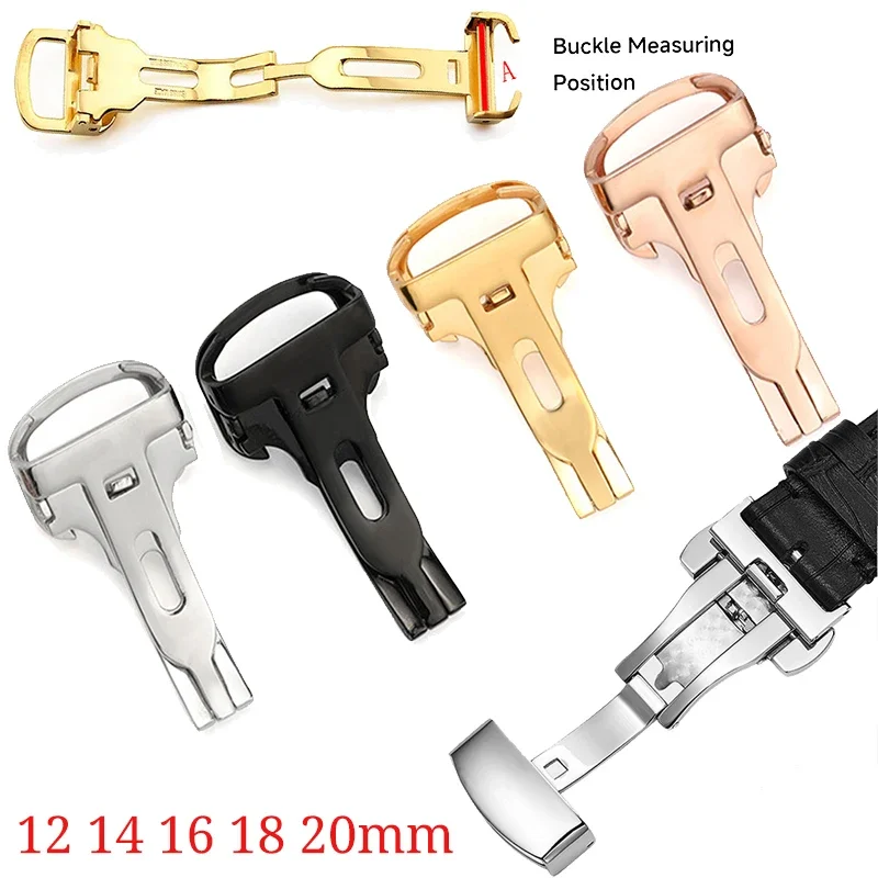 hot Watch Buckle Stainless Ste - огляд і ціна Butterfly Clasp Deployant