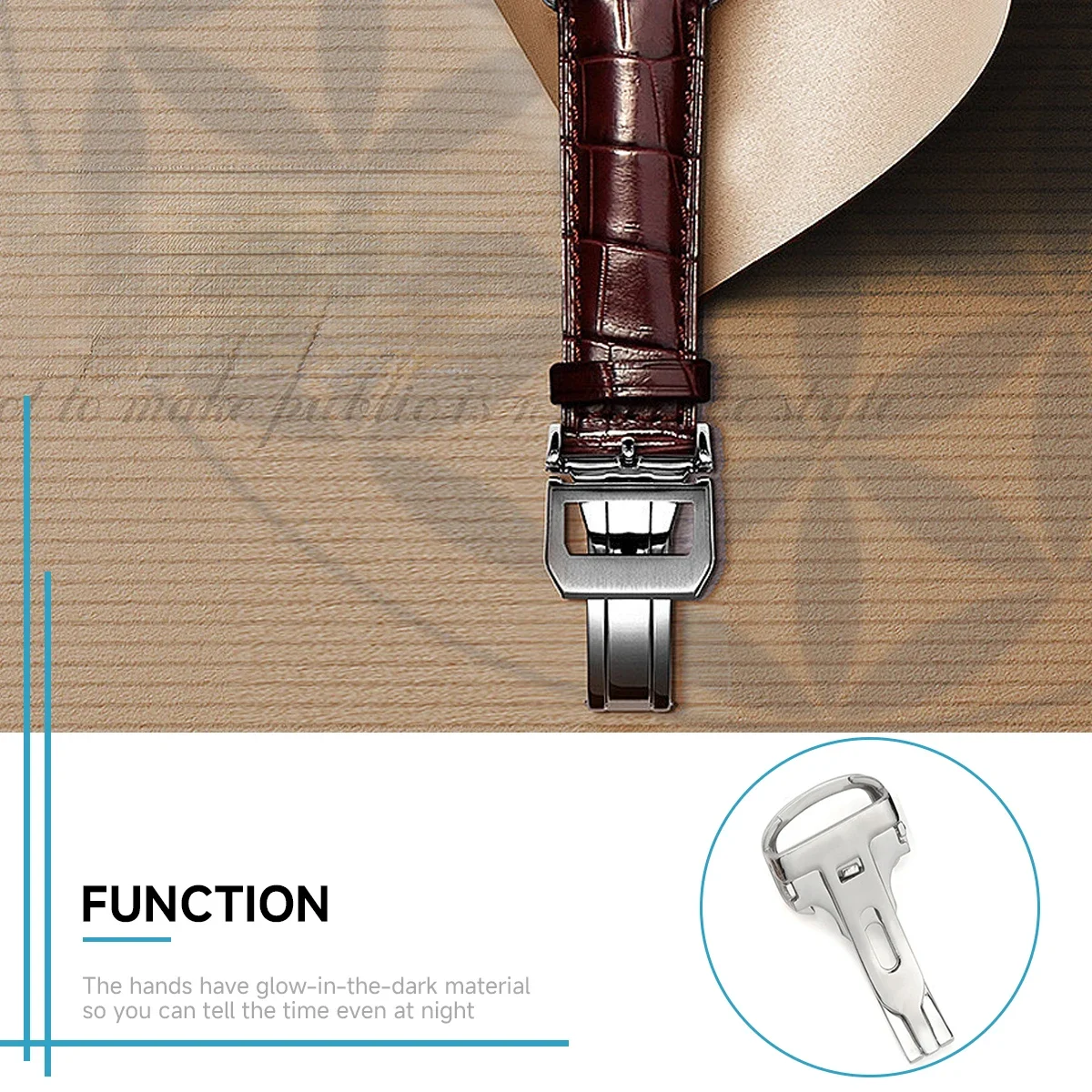 hot Watch Buckle Stainless Ste - огляд і ціна Butterfly Clasp Deployant