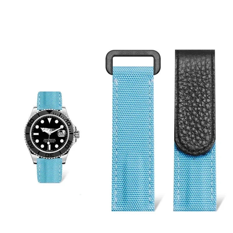 20mm Hook and Loop Fastener Ca - огляд і ціна Canvas Strap Watch