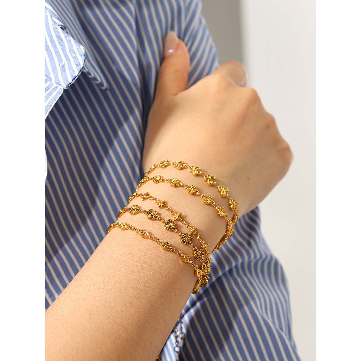 Butterfly Flower Charm Bracele - огляд і ціна Butterfly Clasp Deployant
