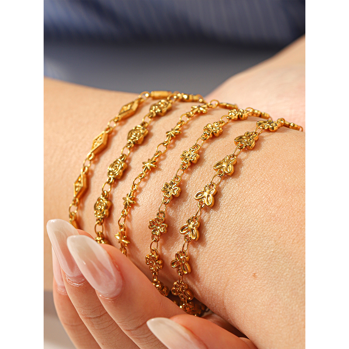 Butterfly Flower Charm Bracele - огляд і ціна Butterfly Clasp Deployant