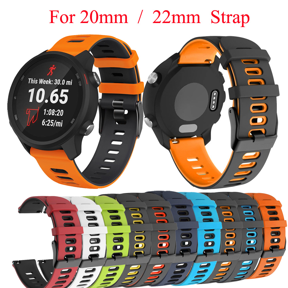20 22mm Sport Silicone Watch B - огляд і ціна Silicone Watch Band 22Mm