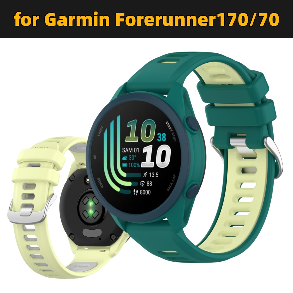 Dual-Color Silicone Sport Watc - огляд і ціна Silicone Watch Band 22Mm