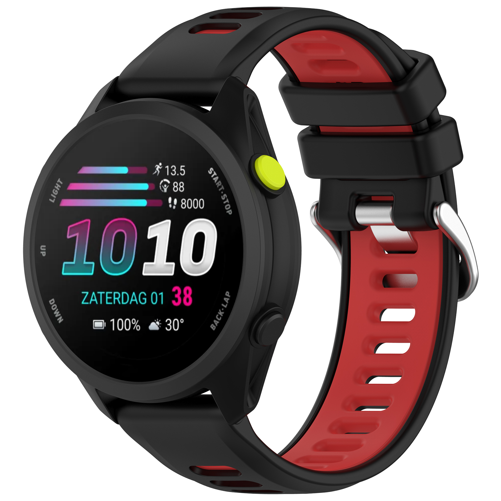 Dual-Color Silicone Sport Watc - огляд і ціна Silicone Watch Band 22Mm