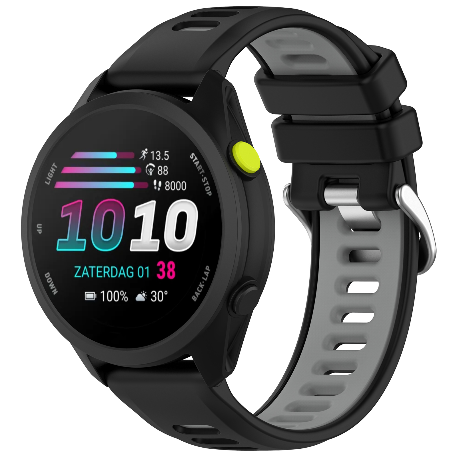 Dual-Color Silicone Sport Watc - огляд і ціна Silicone Watch Band 22Mm