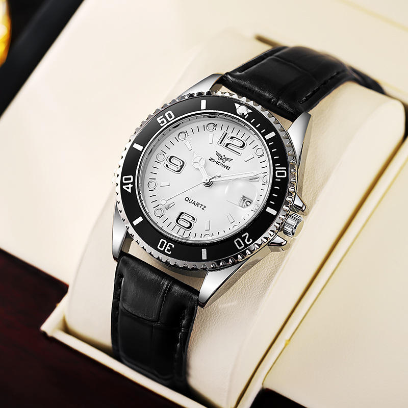Fashion Leather Strap Men Busi - огляд і ціна Leather Watch Band Men