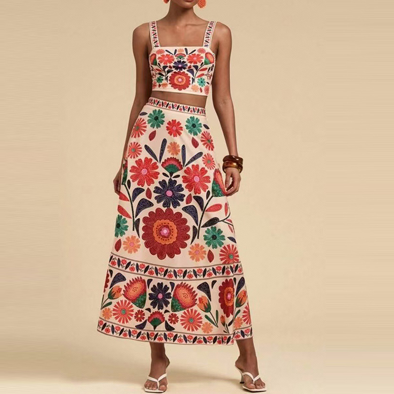 Women Sleeveless Straps Top &  - огляд і ціна Tropic Strap Vintage