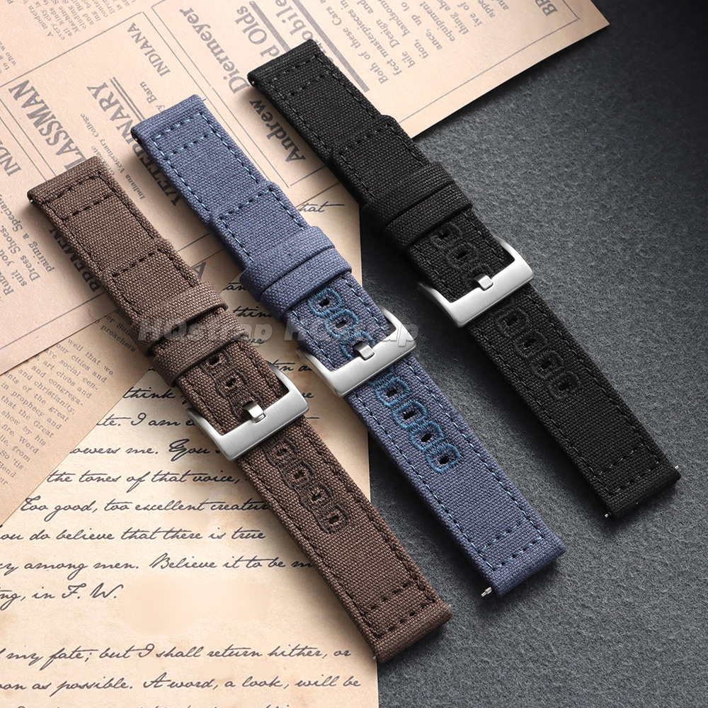 Nylon Canvas Watch Strap 18mm  - огляд і ціна Canvas Strap Watch