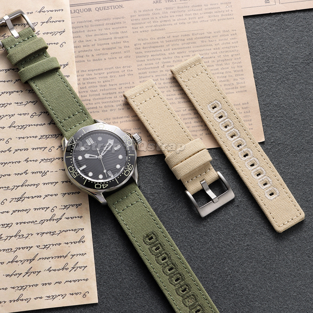 Nylon Canvas Watch Strap 18mm  - огляд і ціна Canvas Strap Watch