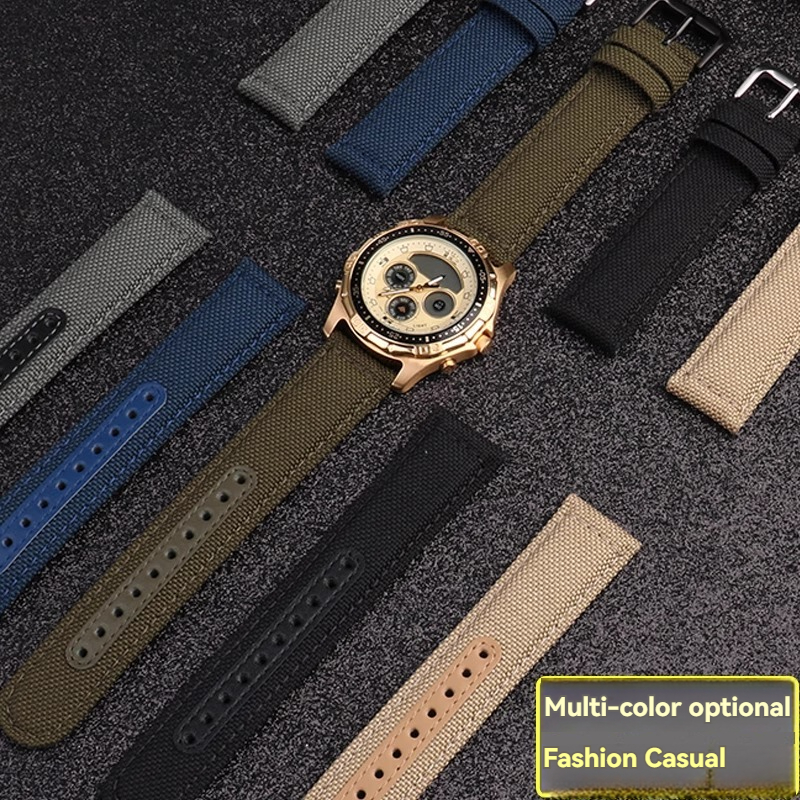 For Seiko No. 5 SRPC31J1 SRPC6 - огляд і ціна Canvas Strap Watch