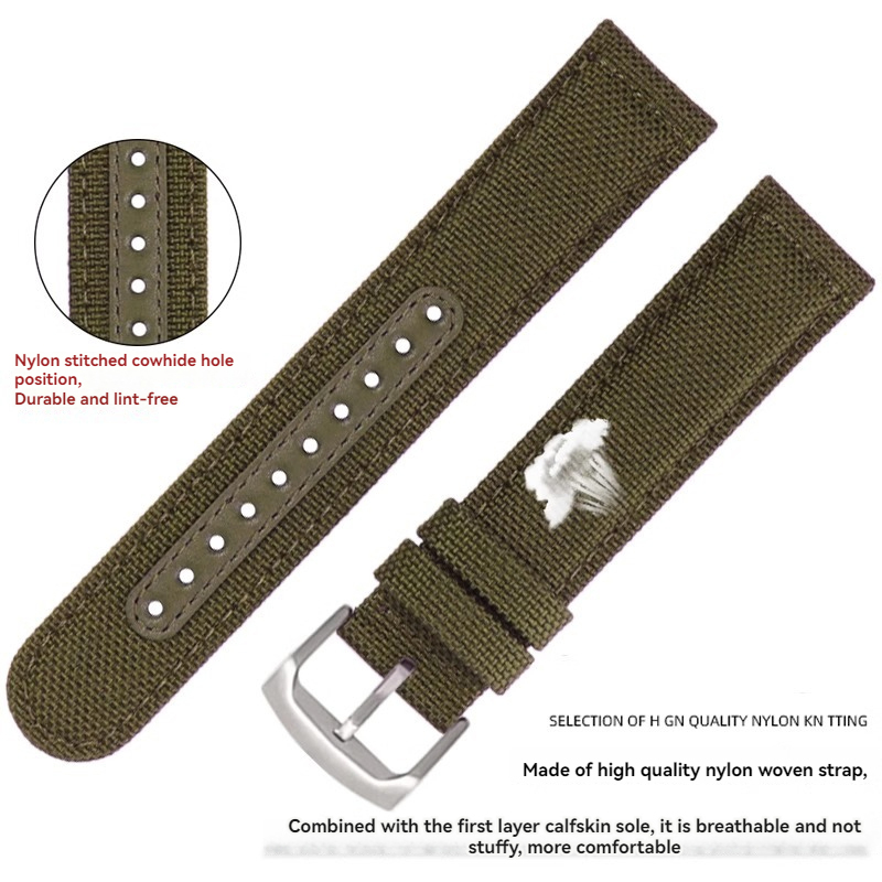 For Seiko No. 5 SRPC31J1 SRPC6 - огляд і ціна Canvas Strap Watch