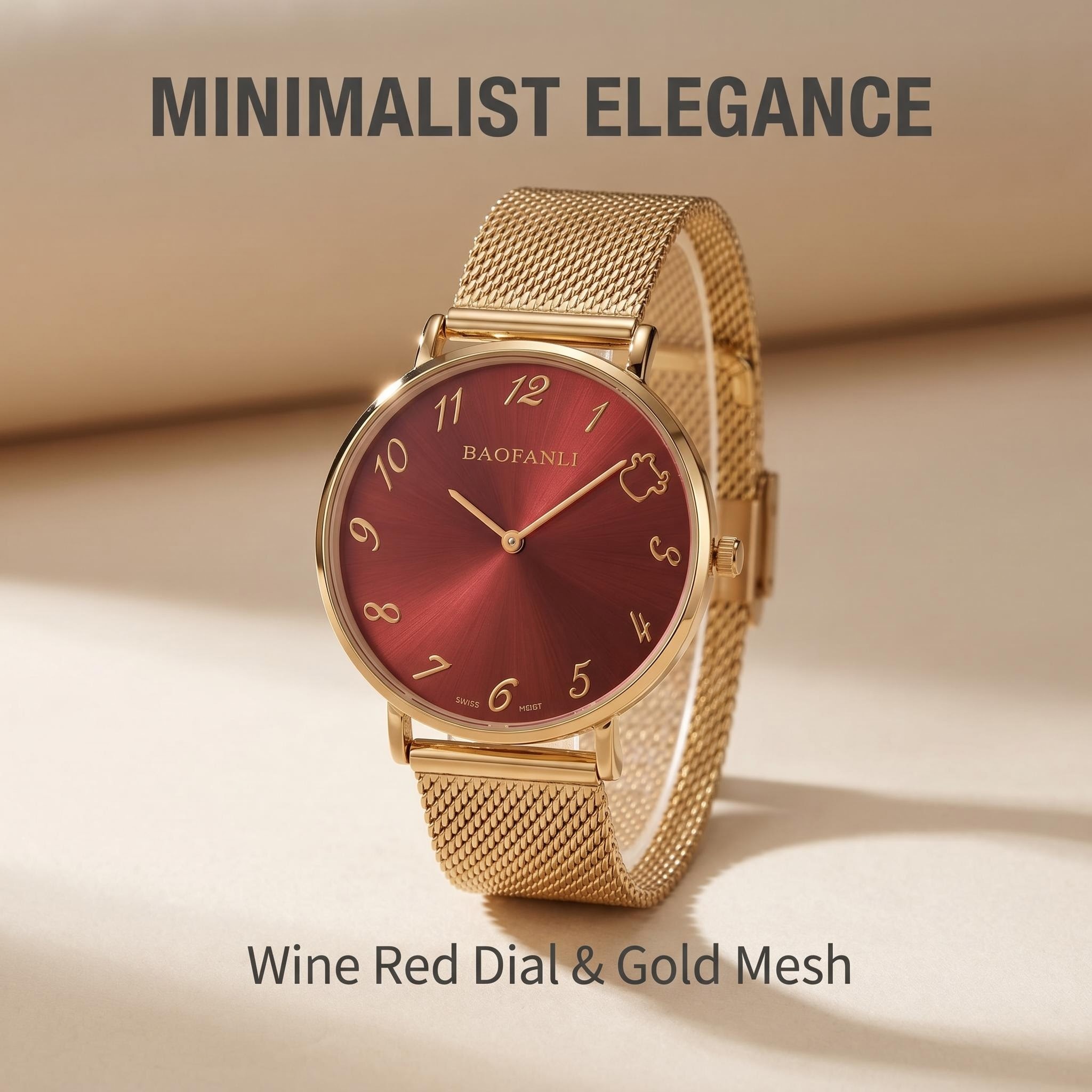 BAOFANLI Women's Quartz Watch, - огляд і ціна Mesh Strap Metal