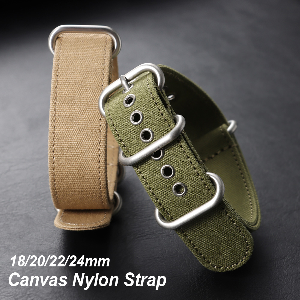 18mm 20mm 22mm 24mm Canvas Nyl - огляд і ціна Canvas Strap Watch