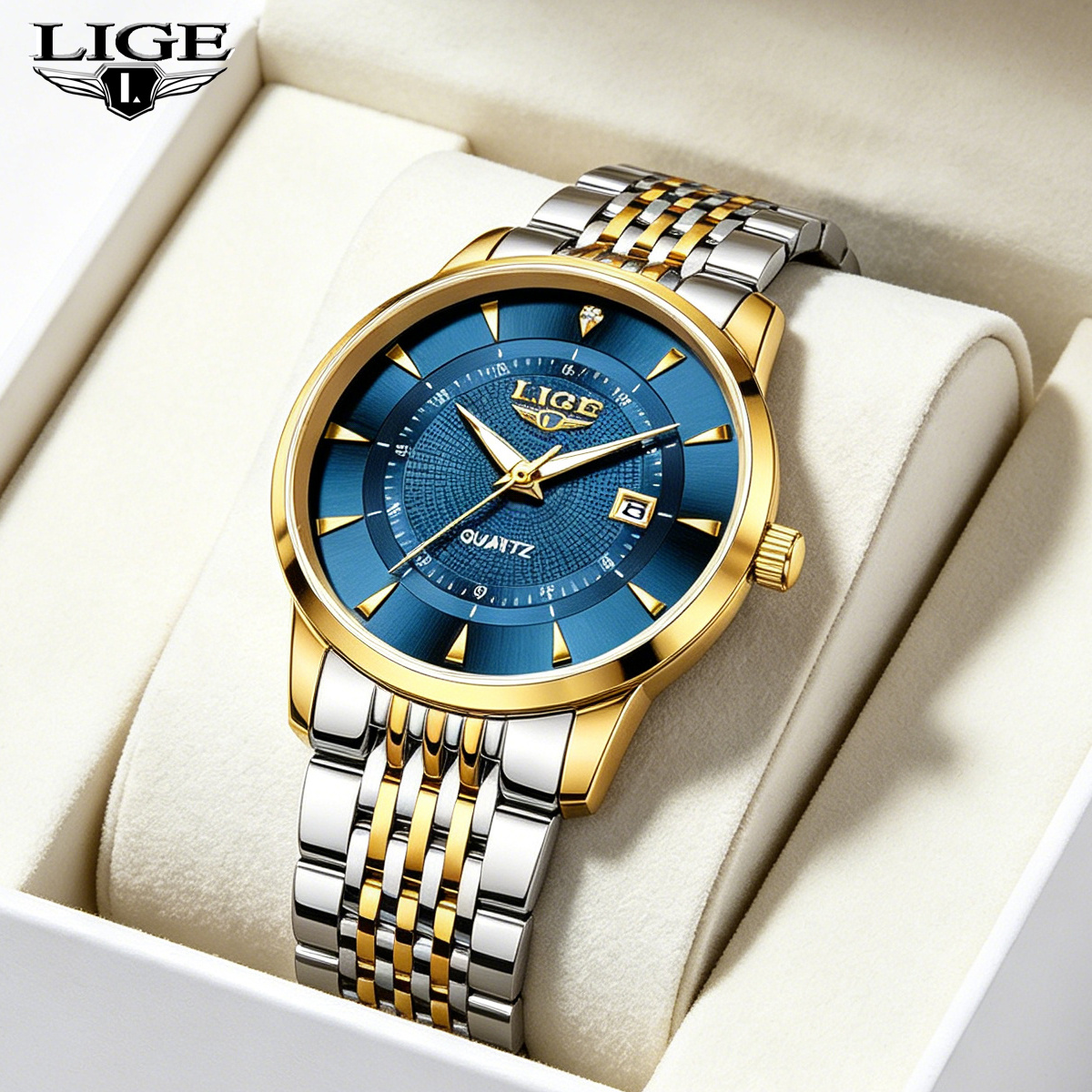 LIGE New 2026 Luxury Man Watch - огляд і ціна Stainless Bracelet Diver