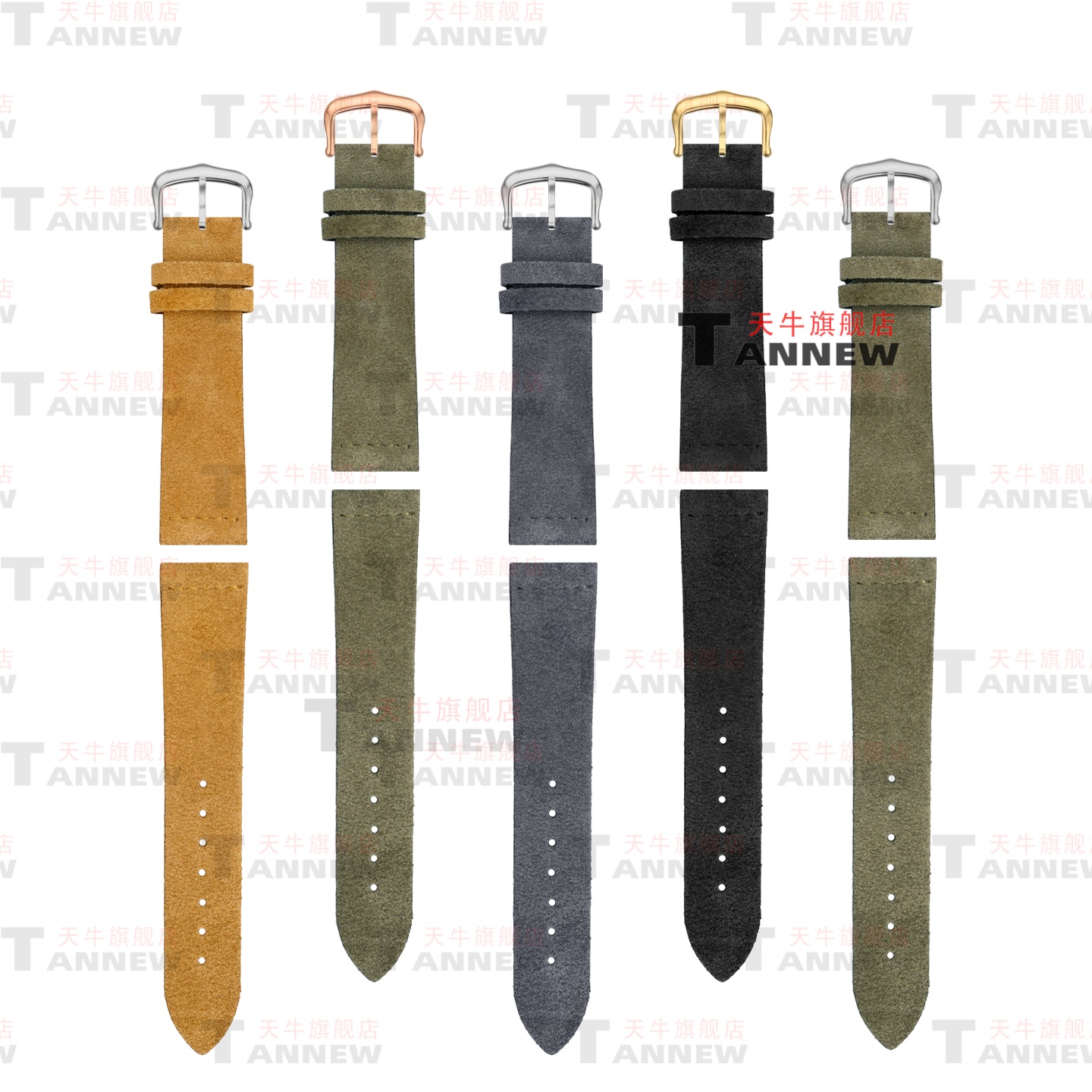 For Cartier Tank, Santos-Dumon - огляд і ціна Suede Strap Watch