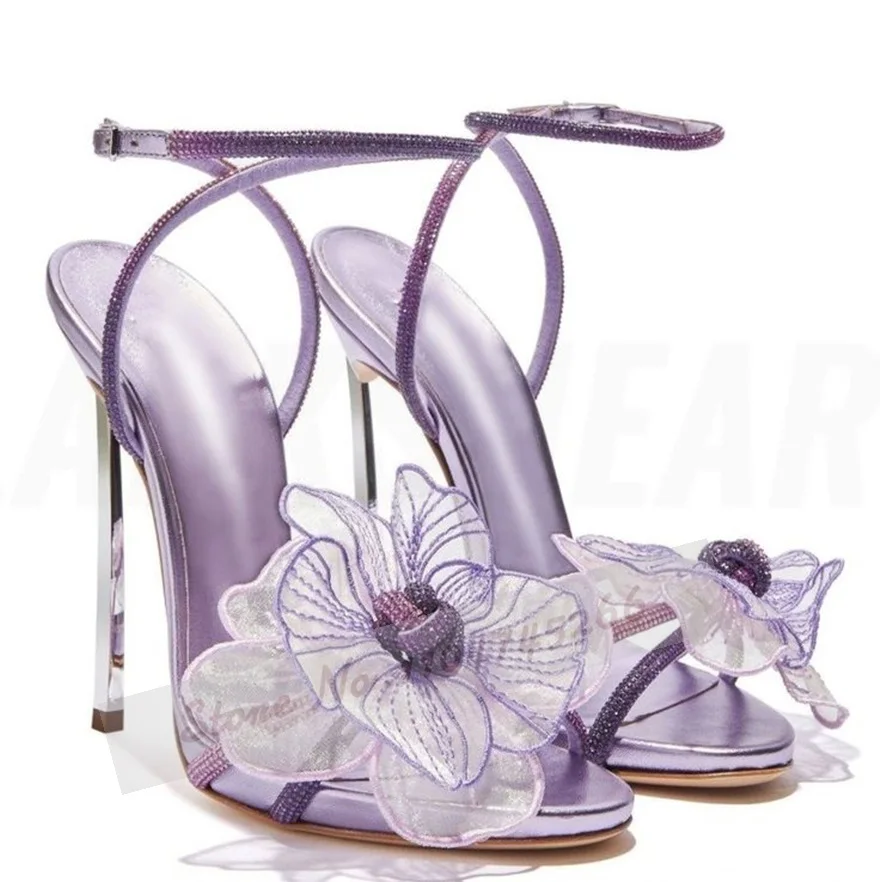 Silver Metal Blade Heel Fairy  - огляд і ціна Mesh Strap Metal