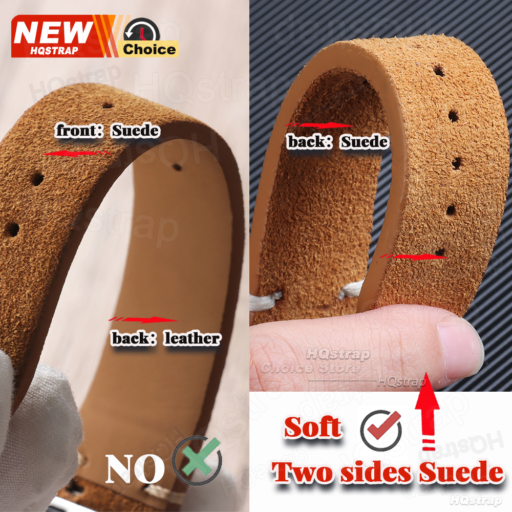 New Colorful Stitching Suede S - огляд і ціна Suede Strap Watch