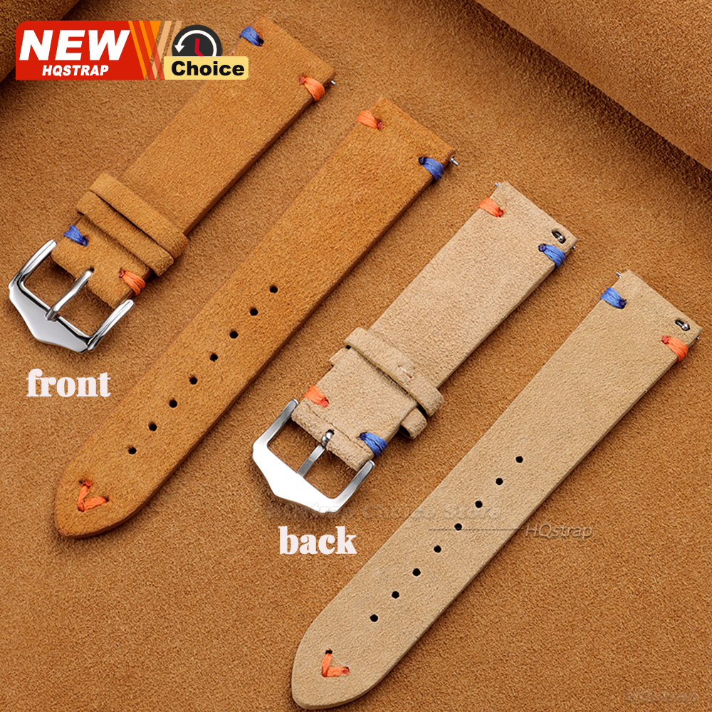 New Colorful Stitching Suede S - огляд і ціна Suede Strap Watch