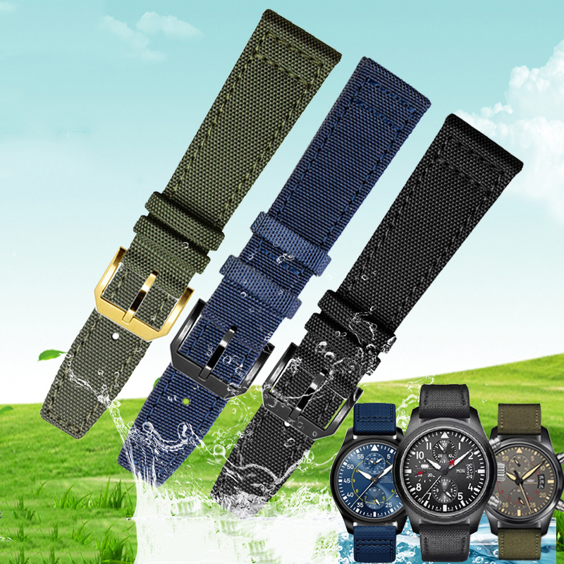 Nylon Canvas Watchband For IWC - огляд і ціна Canvas Strap Watch