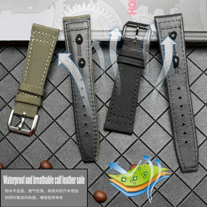 Nylon Canvas Watchband For IWC - огляд і ціна Canvas Strap Watch