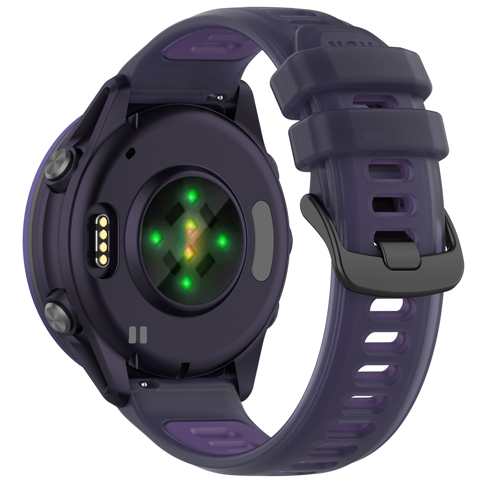 22mm 20mm Transparent Two-Tone - огляд і ціна Silicone Watch Band 22Mm