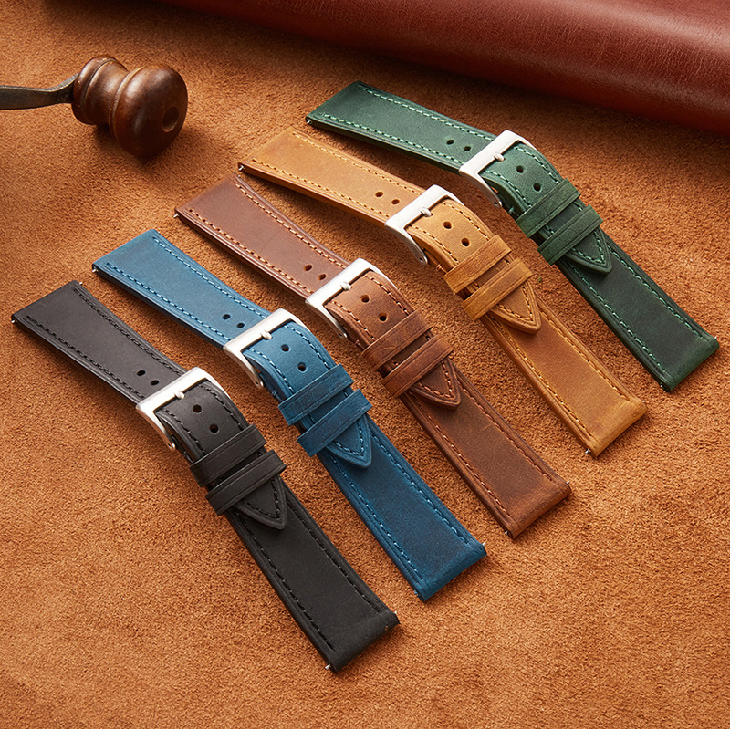 Vintage Watch Strap Quick Rele - огляд і ціна Leather Strap Quick Release