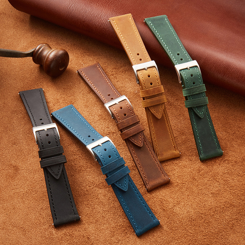 Vintage Watch Strap Quick Rele - огляд і ціна Leather Strap Quick Release