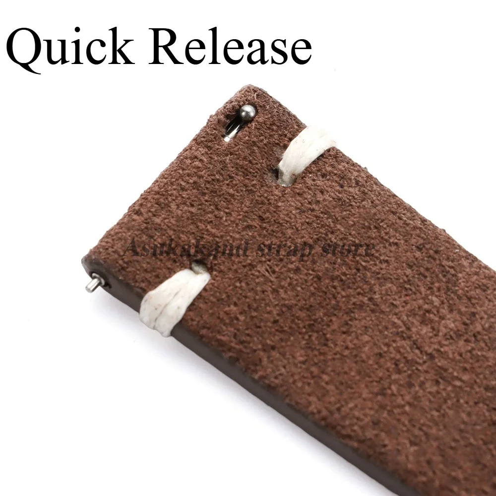 Suede Stitching Genuine Leathe - огляд і ціна Suede Strap Watch
