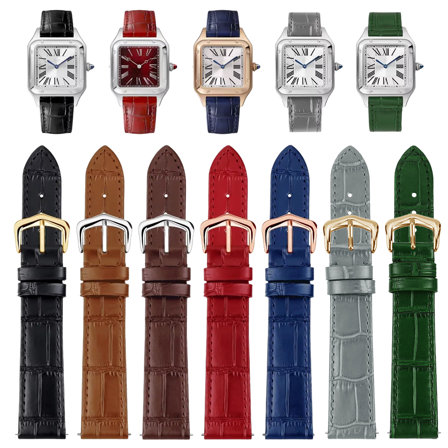15mm 17mm 18mm 20mm Genuine Le - огляд і ціна Leather Strap Quick Release