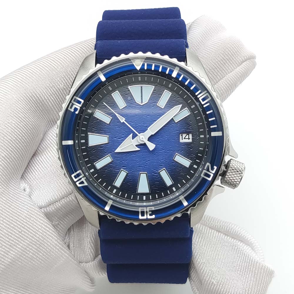 Business 41MM NH36 Automatic M - огляд і ціна Rubber Strap Diver