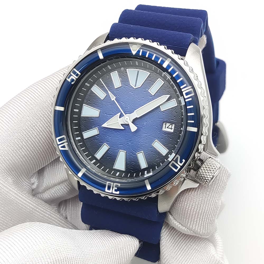 Business 41MM NH36 Automatic M - огляд і ціна Rubber Strap Diver