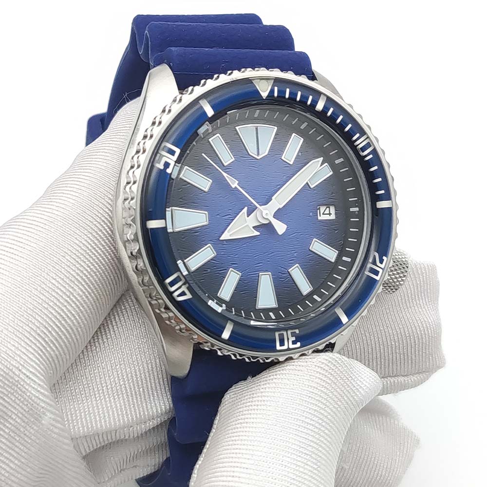 Business 41MM NH36 Automatic M - огляд і ціна Rubber Strap Diver