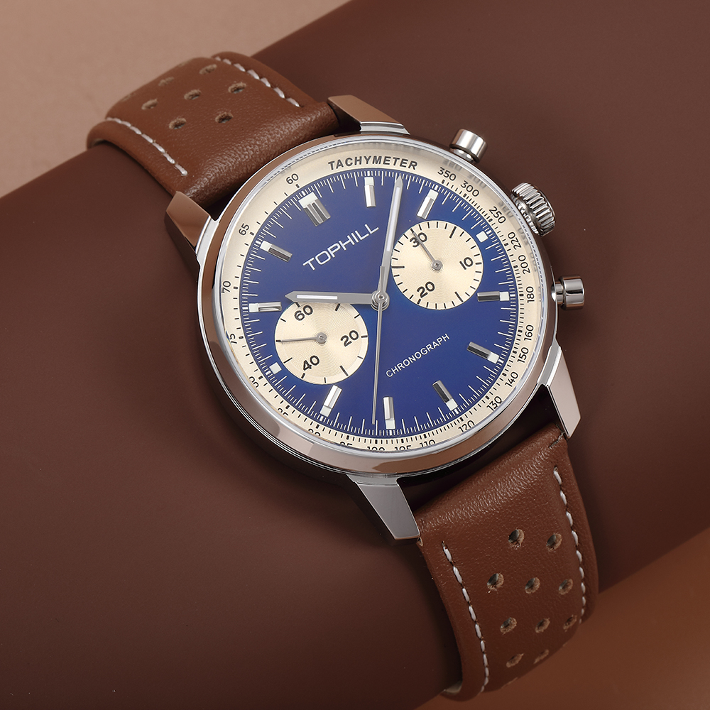 TOPHILL Vintage Racing Chronog - огляд і ціна Tropic Strap Vintage