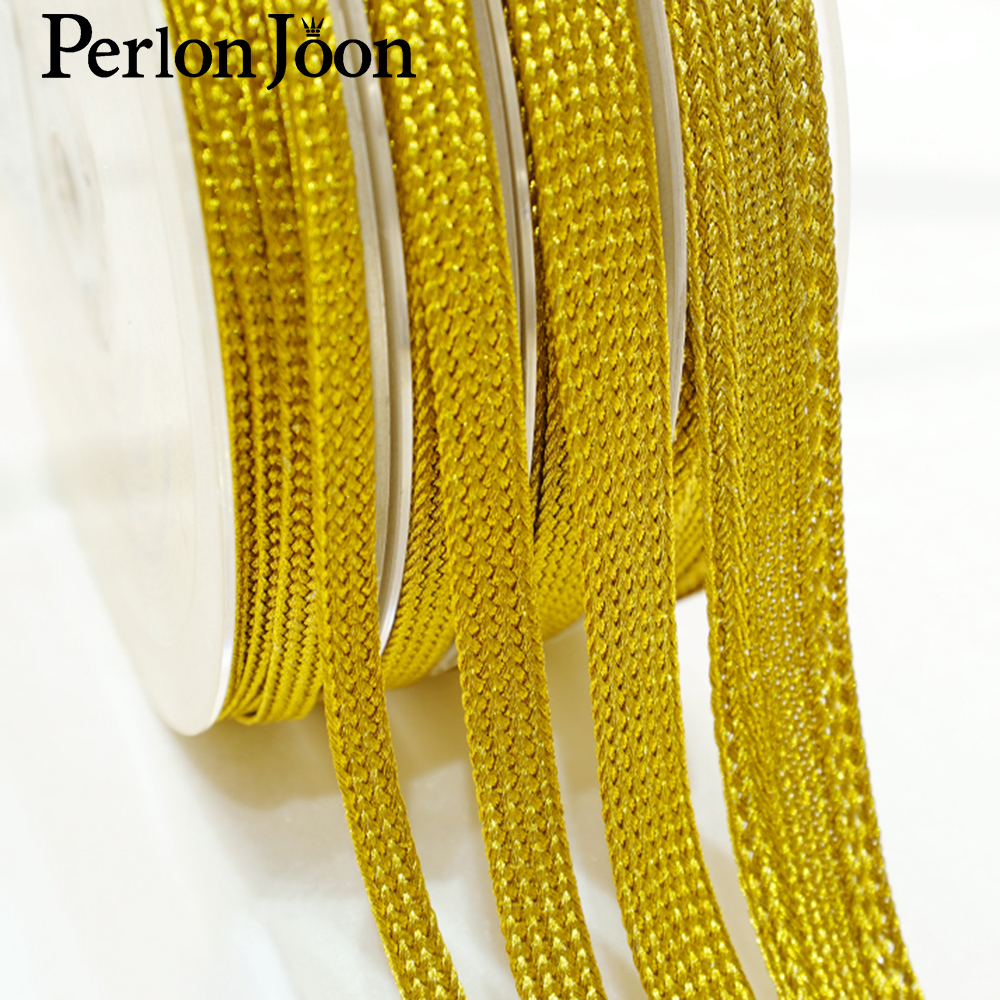 10yards Gold  thread strap web - огляд і ціна Perlon Strap Woven
