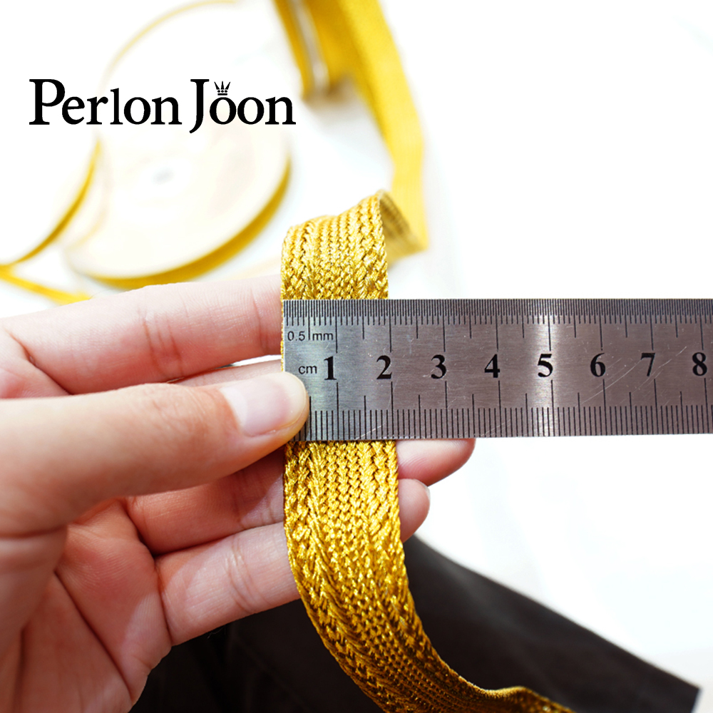 10yards Gold  thread strap web - огляд і ціна Perlon Strap Woven