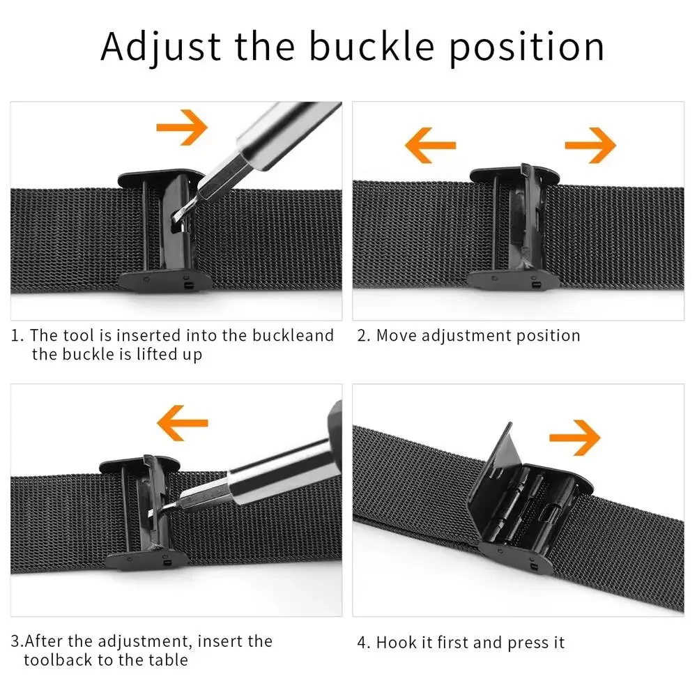 Metal Bands for OPPO Watch 41m - огляд і ціна Mesh Strap Metal