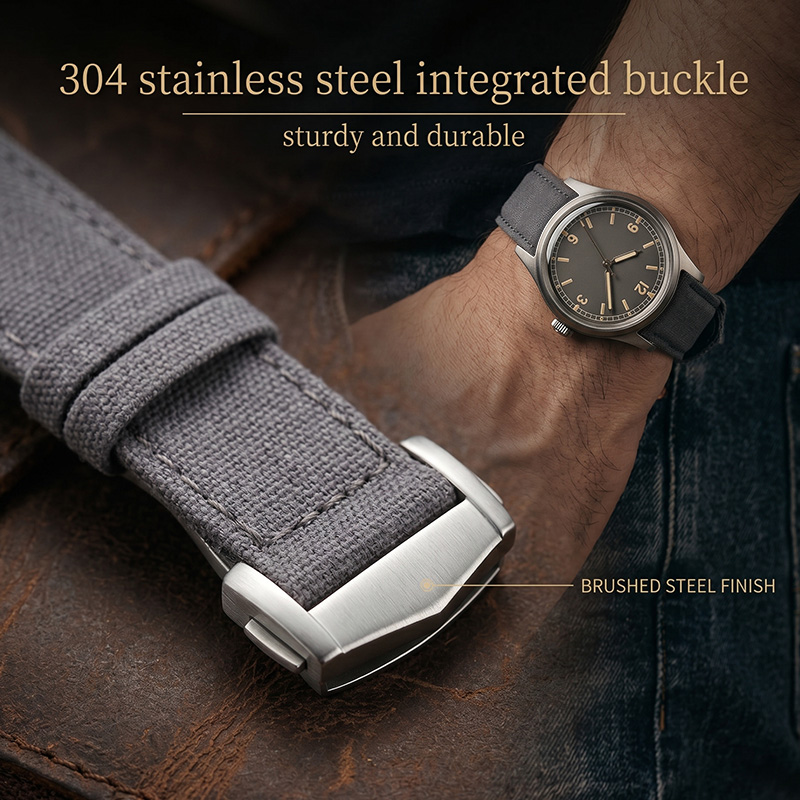 Canvas Watch Strap 18/20/22mm  - огляд і ціна Canvas Strap Watch
