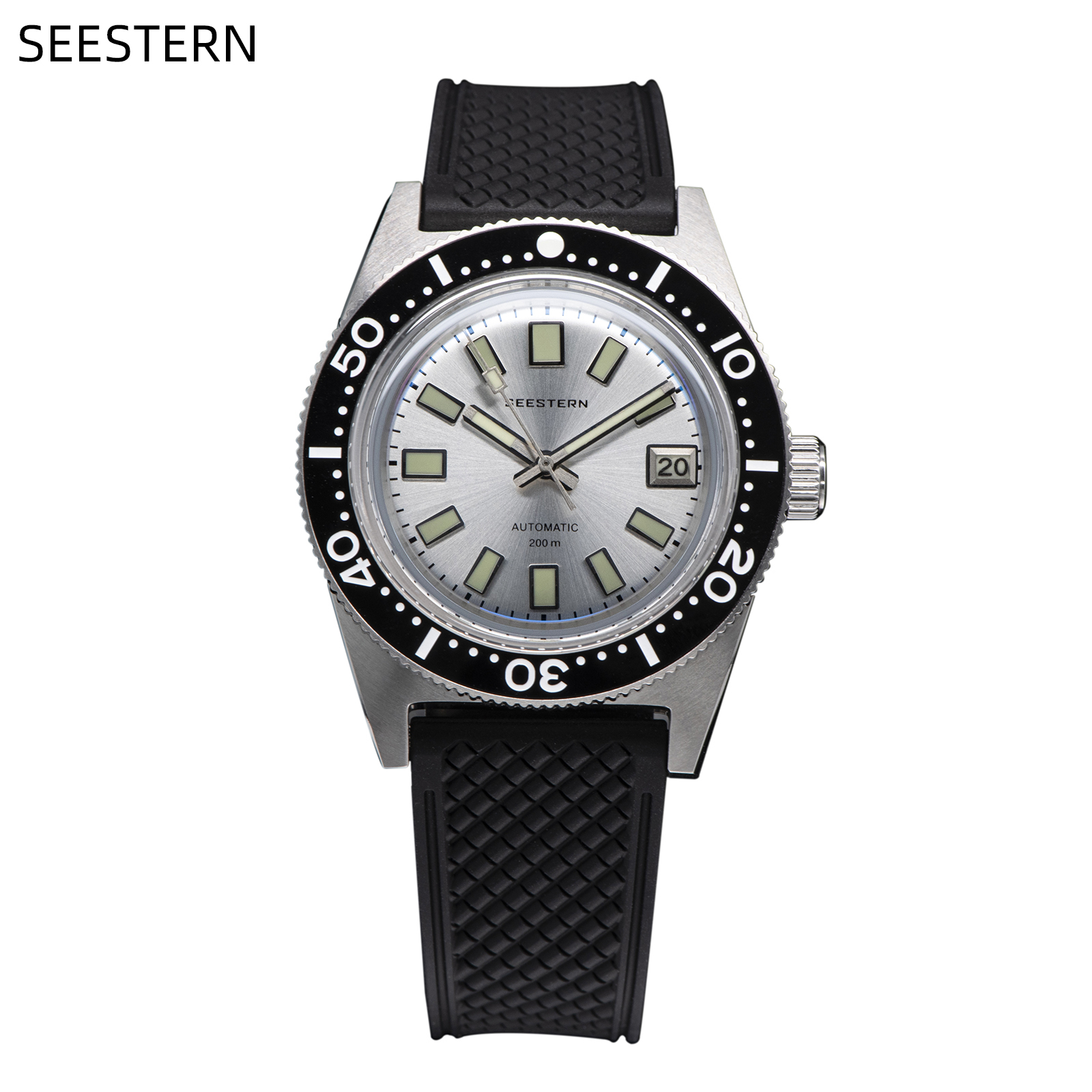 SEESTERN Diving Watch 62MAS Au - огляд і ціна Rubber Strap Diver
