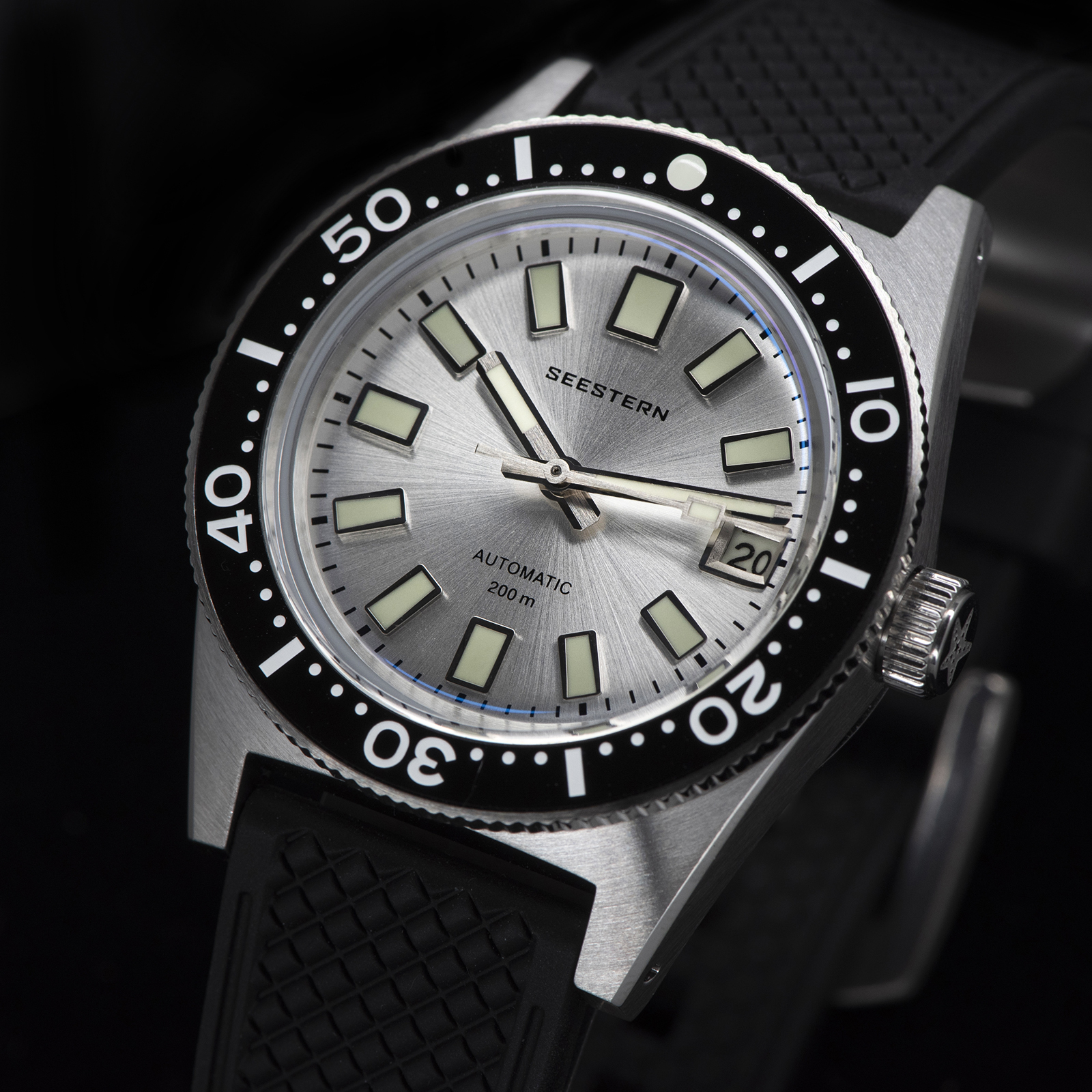 SEESTERN Diving Watch 62MAS Au - огляд і ціна Rubber Strap Diver