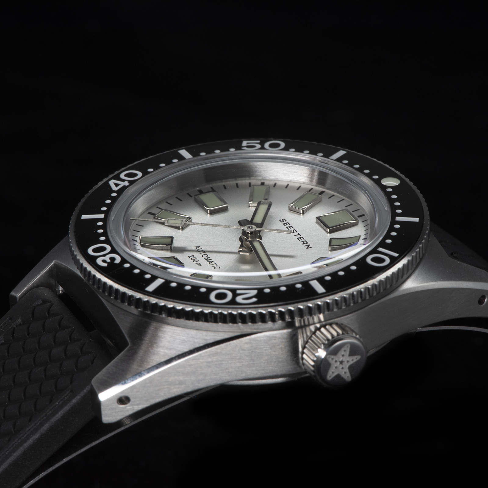 SEESTERN Diving Watch 62MAS Au - огляд і ціна Rubber Strap Diver