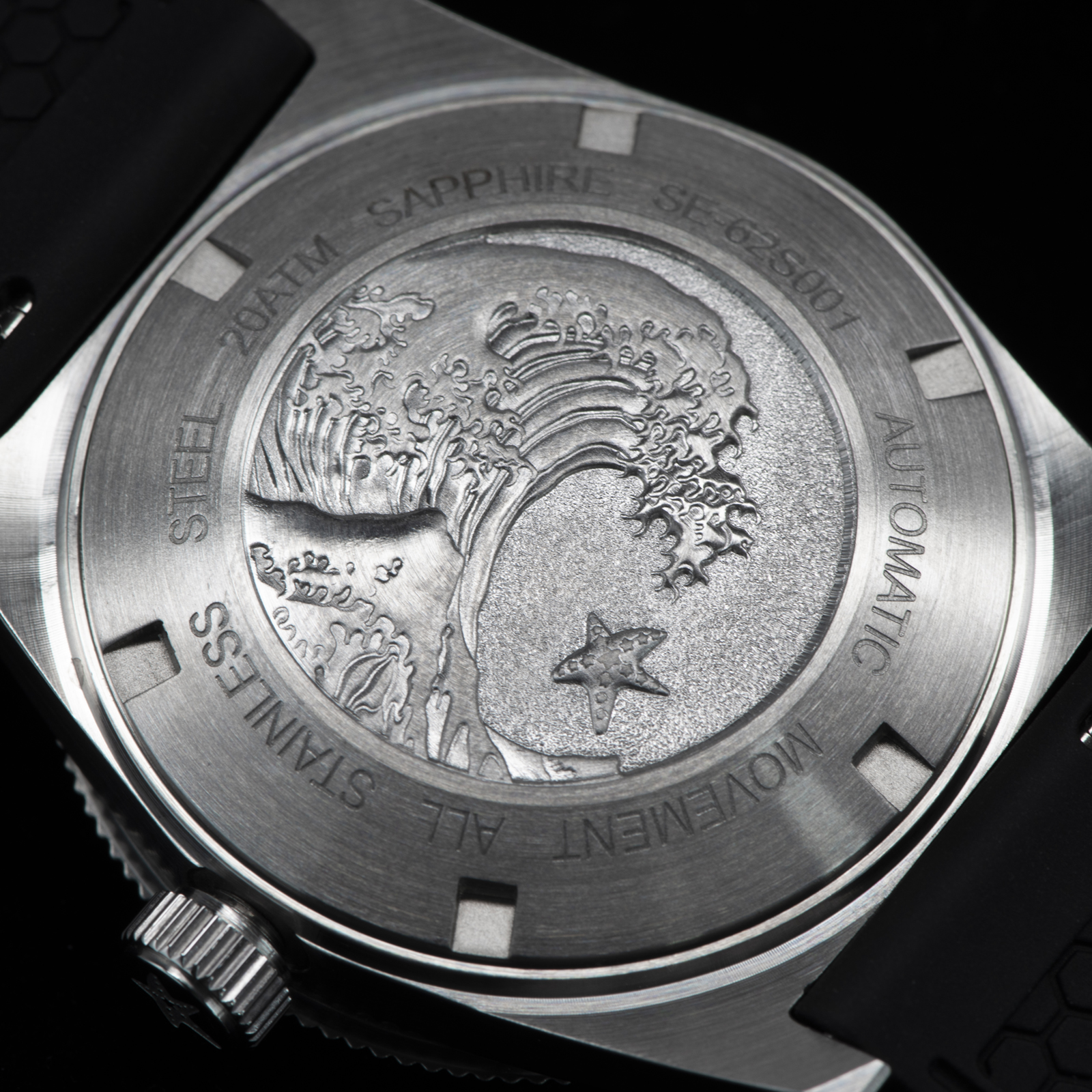 SEESTERN Diving Watch 62MAS Au - огляд і ціна Rubber Strap Diver