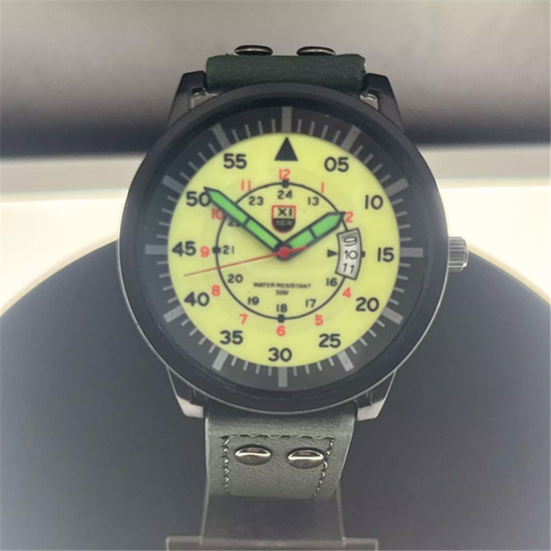 Reloj Hombre XINEW Brand Watch - огляд і ціна Leather Watch Band Men