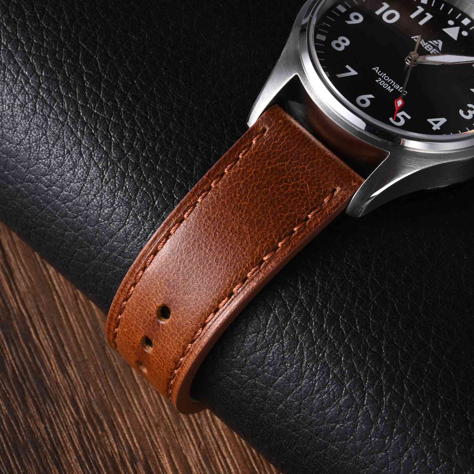 ANBEER Classic Leather Watch S - огляд і ціна Leather Strap Quick Release