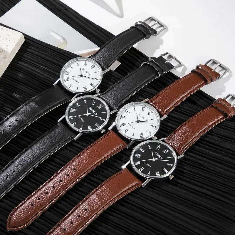 Famous Brand Men Quartz Watch  - огляд і ціна Leather Watch Band Men