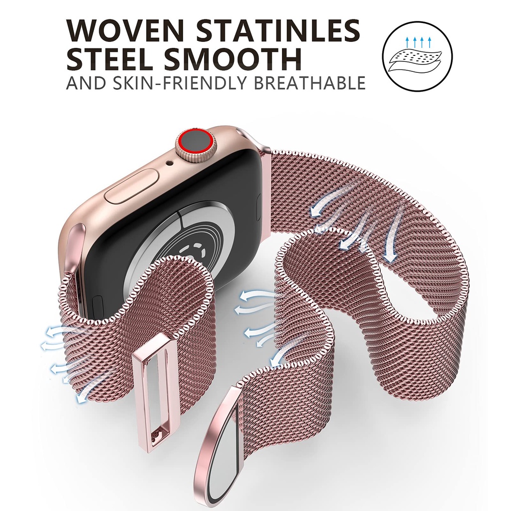 Metal Milanese Loop Strap For  - огляд і ціна Mesh Strap Metal