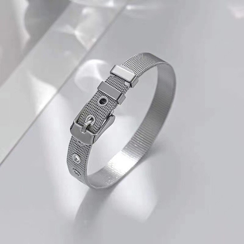 1pc 8mm Titanium Steel Mesh Br - огляд і ціна Mesh Strap Metal