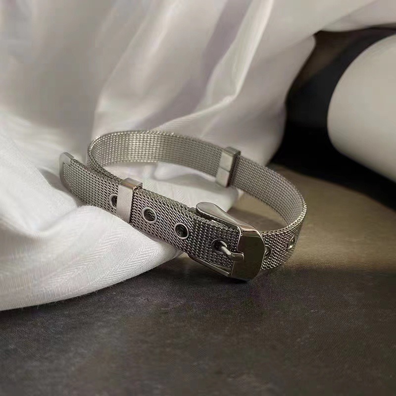 1pc 8mm Titanium Steel Mesh Br - огляд і ціна Mesh Strap Metal