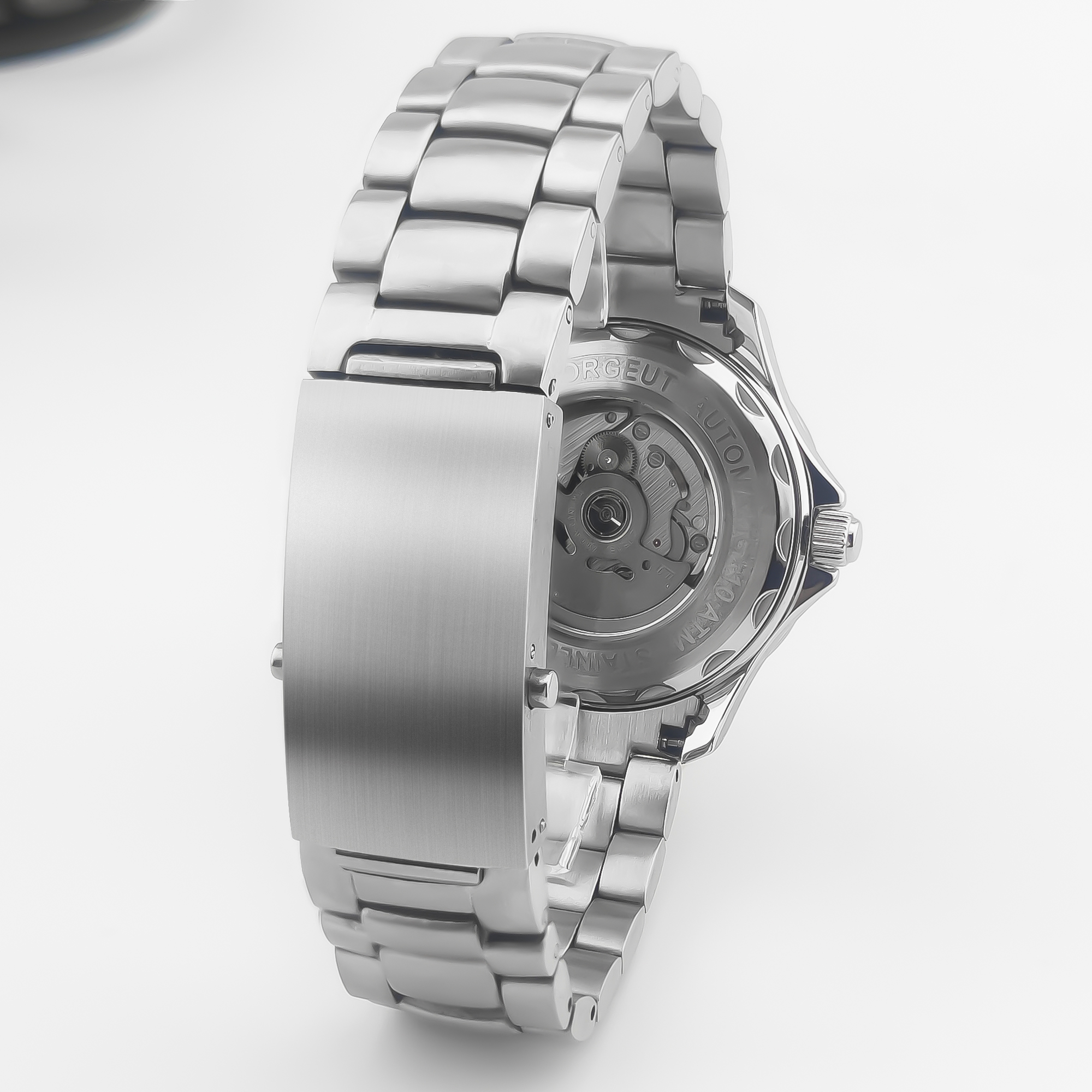 CUSTOM Logo Sapphire Glass Aut - огляд і ціна Stainless Bracelet Diver
