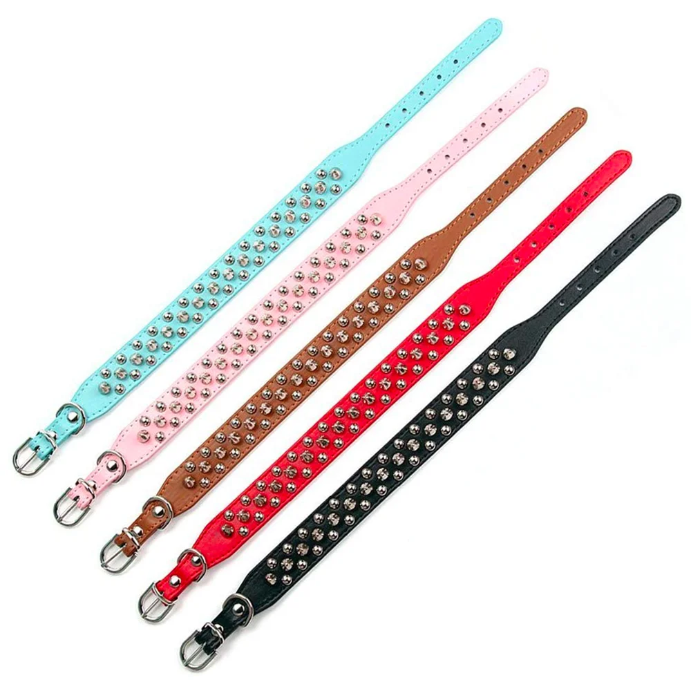 Adjustable Leather Pet Dog col - огляд і ціна Leather Strap Quick Release